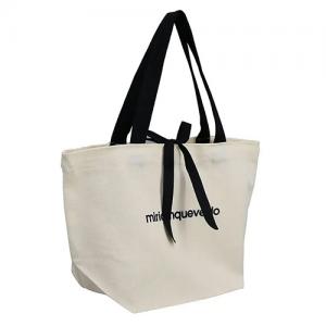 Canvas Tote Bow Bag
