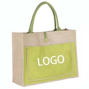 Jute Bag with Pocket
