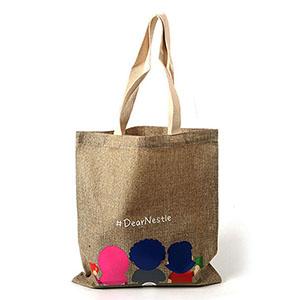Jute Gift Bag with Handles - 副本 Jute Gift Bag with Handles - 副本