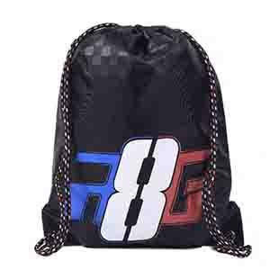 Personalized Nylon Drawstring Bag with Custom Rope Personalized Nylon Drawstring Bag with Custom Rope